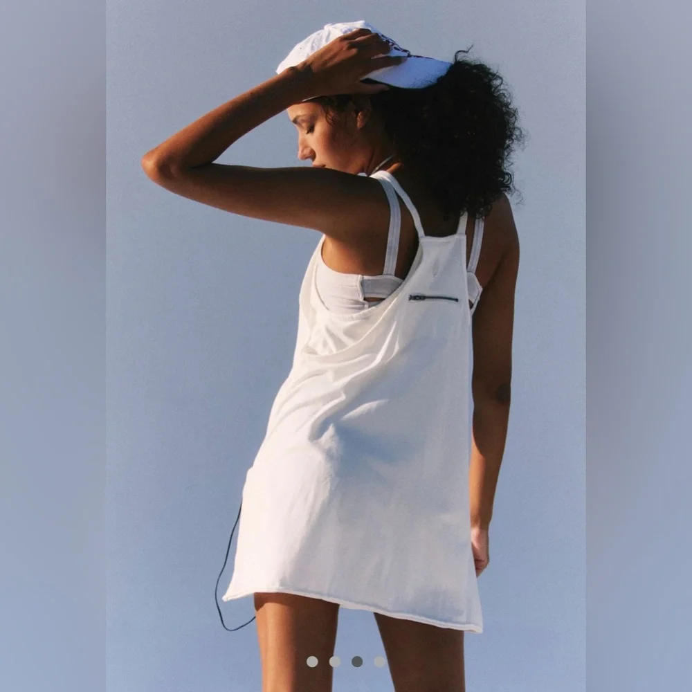 Free People Hot Shot Mini Dress - Large - White - Picture 3 of 5